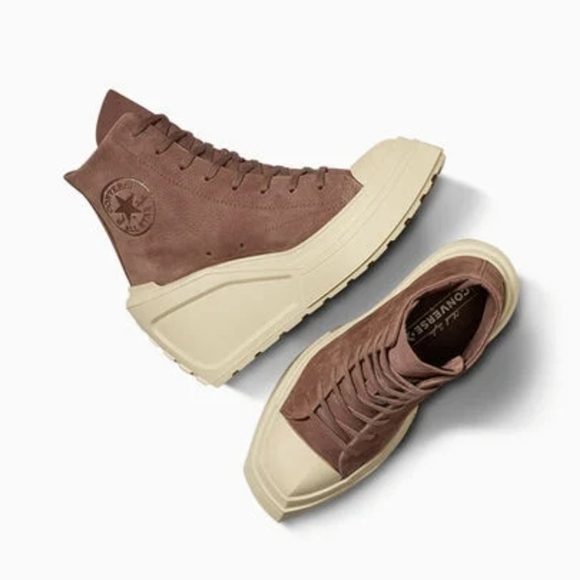 Converse SQUARED Chuck 70 De Luxe Lug Wedge Coffee Break/Ortholite Cushioning - Picture 3 of 15